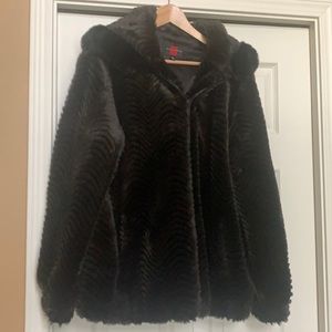 Faux fur jacket